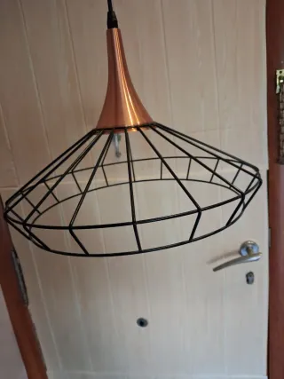 Lámpara colgante diseño metal