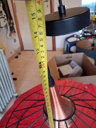 Lámpara colgante diseño metal