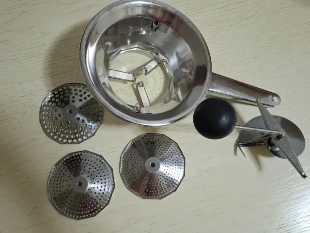 Pasapurés Acero Inoxidable con Discos