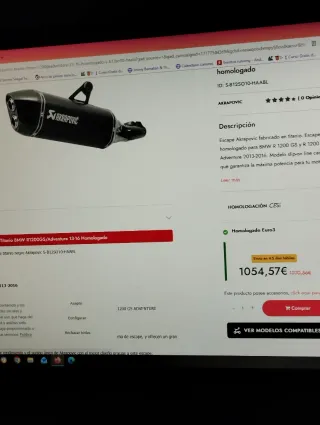 Tubo de escape Akrapovič