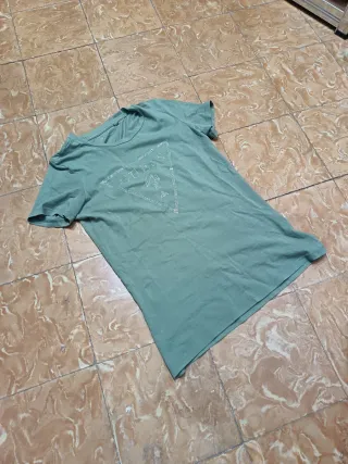 Camiseta Guess Mujer Manga Corta Verde