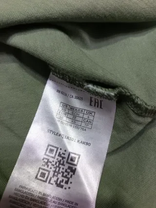 Camiseta Guess Mujer Manga Corta Verde