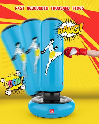 Sacco da boxe gonfiabile per bambini