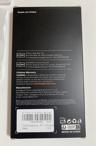 Cover magnetica iPhone Air (pollici 6,5) verde