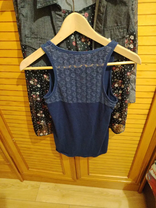 Lote 4 camisas sin mangas