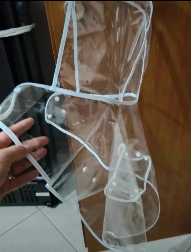 Impermeabile cane 3XL trasparente