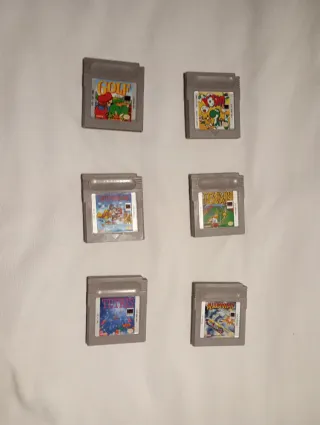 Pack 6 juegos Gameboy