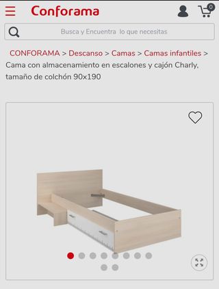 Dormitorio juvenil Conforama