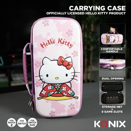 Cover protettiva Hello Kitty 3D Switch 2 e Switch