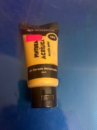 Pintura Acrílica Dorada Metalizada 181