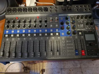 Zoom L-12 Mixer Interfaccia Audio Studio Live