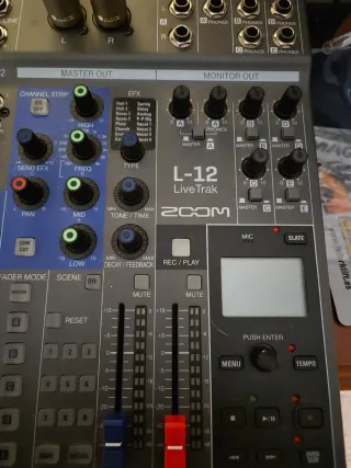 Zoom L-12 Mixer Interfaccia Audio Studio Live