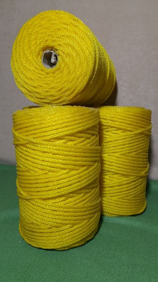 Cuerda Polietileno Amarilla. Últimas Unidades.