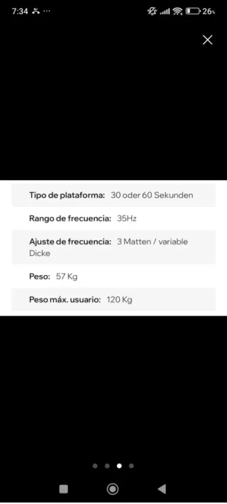 Power Plate My 3. Plataforma vibratoria.