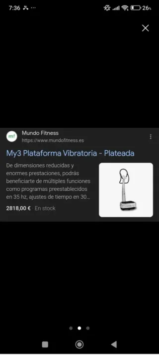 Power Plate My 3. Plataforma vibratoria.