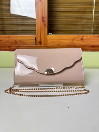 Bolso Clutch Anna Field Cadena Dorada