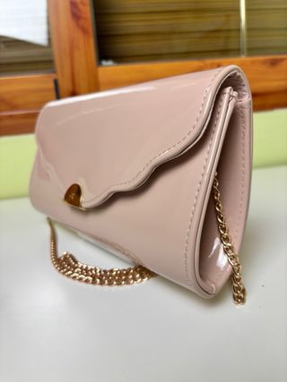 Bolso Clutch Anna Field Cadena Dorada