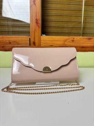 Bolso Clutch Anna Field Cadena Dorada
