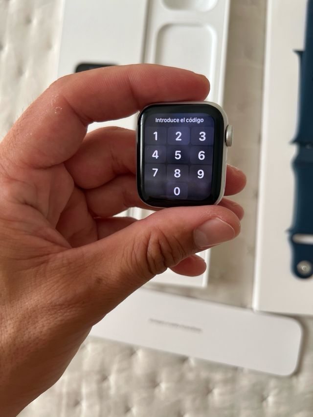 Apple Watch SE Plata/Azul Marino