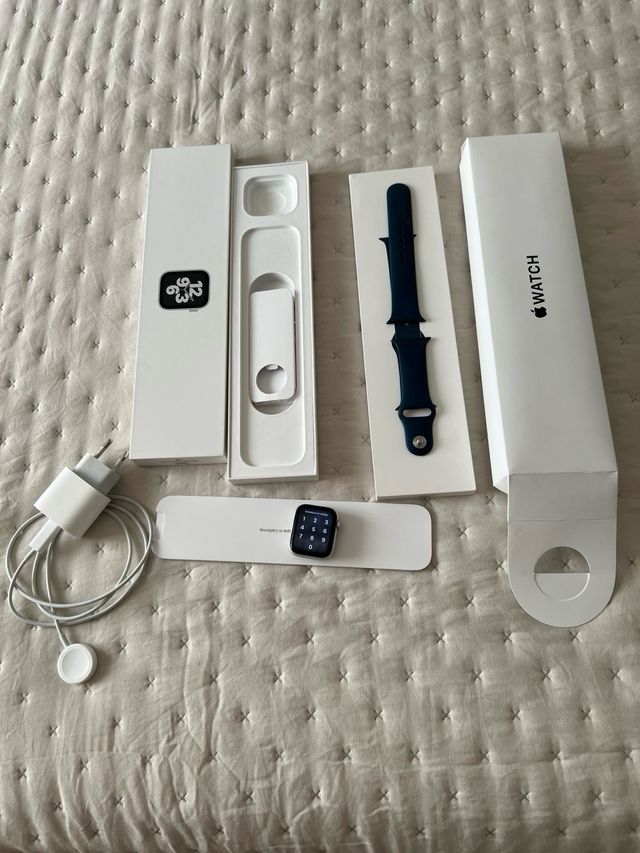 Apple Watch SE Plata/Azul Marino