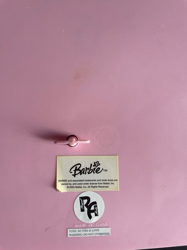 Joyero Maletín Musical Barbie Bailarina