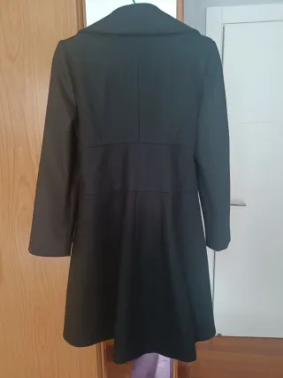 Abrigo Parnasse negro lazo cinturón