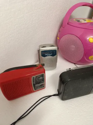 Lote de 4 radios portátiles