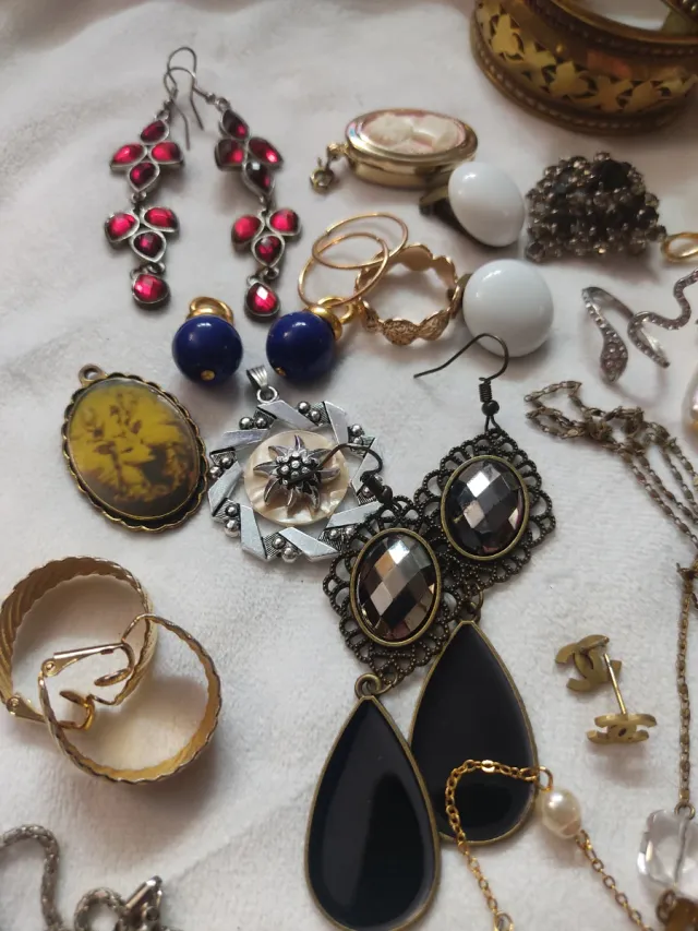Lote bisutería antigua
