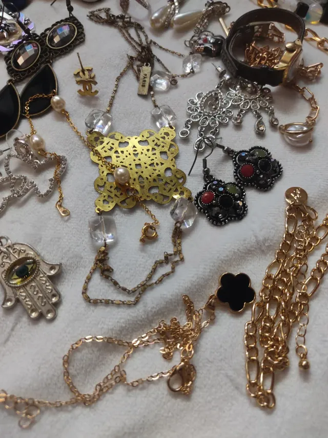 Lote bisutería antigua