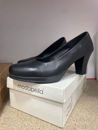 Zapatos de tacón negros Modabella mujer