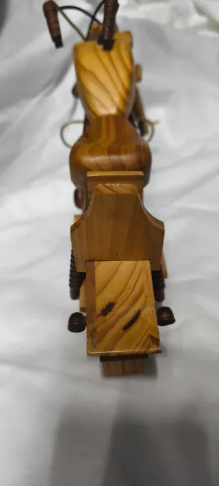 Moto Chopper Madera Artesanal