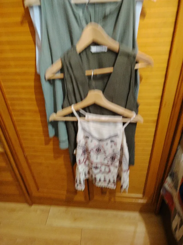 Lote 4 Camisetas Mujer Sin Mangas Talla Única
