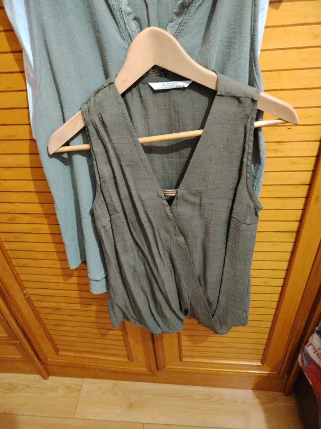 Lote 4 Camisetas Mujer Sin Mangas Talla Única