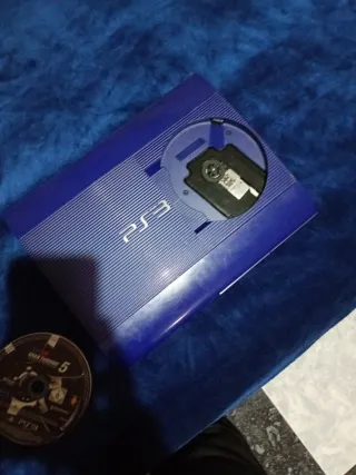 Consola PS3 Sony Azul + Varios Juegos