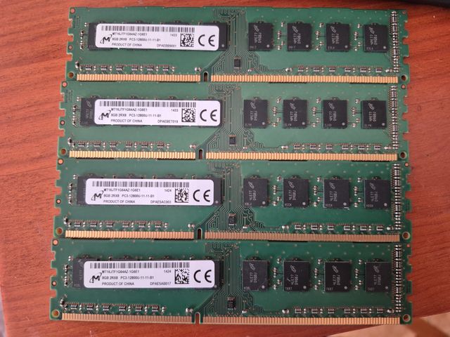 32GB-DDR3 / 1600MHz (4 x 8GB)