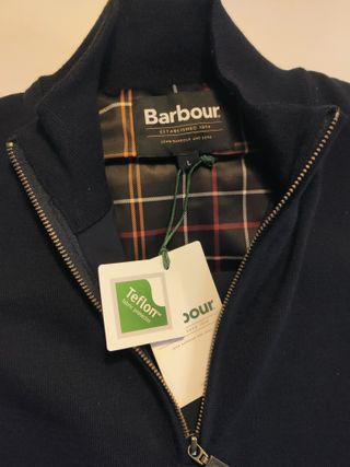 Jersey Barbou Azul Media Cremallera