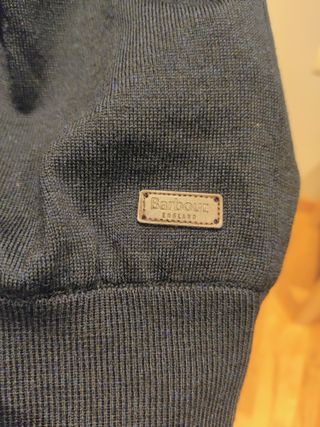 Jersey Barbou Azul Media Cremallera