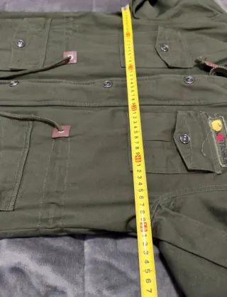 Chaqueta verde forro polar