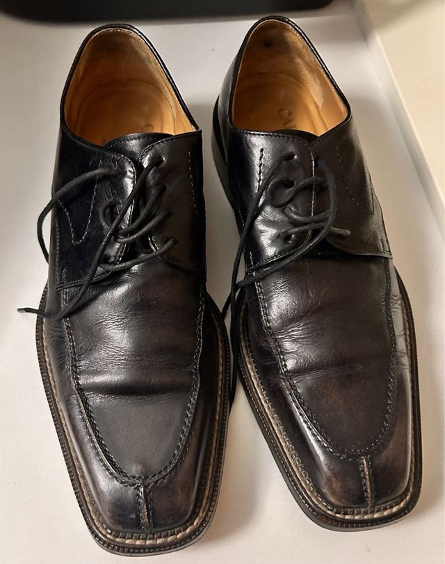 Zapatos Negros marca caramelo Hombre