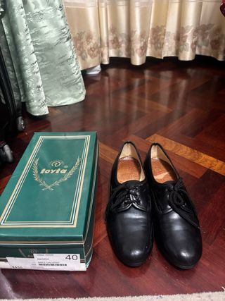 Zapatos de baile gallego negros talla 40