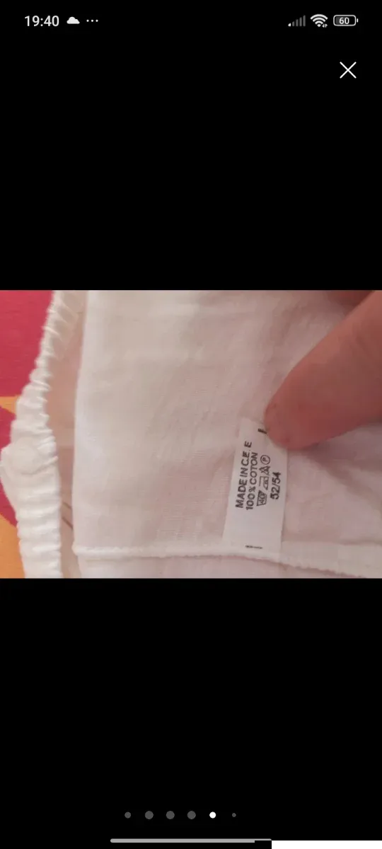 Bragas algodón blancas