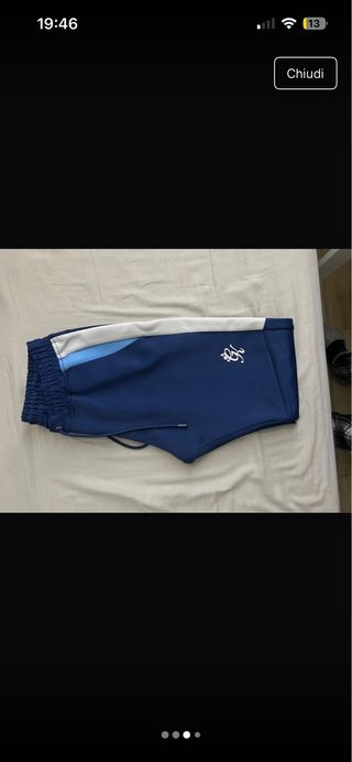 Tuta Gym King blu e bianco Prezzo trattabile