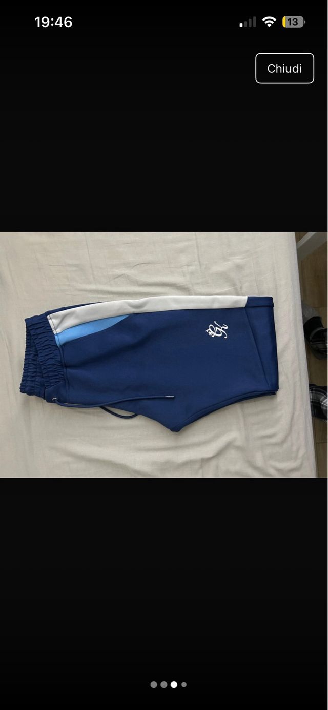 Tuta Gym King blu e bianco Prezzo trattabile