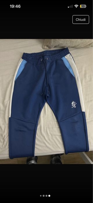 Tuta Gym King blu e bianco Prezzo trattabile