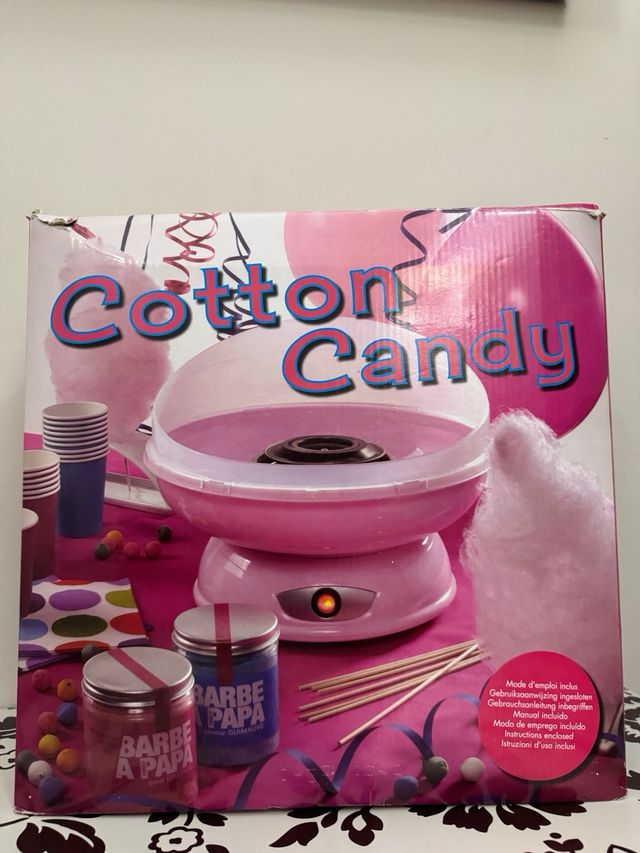 Máquina de Algodón de Azúcar Rosa