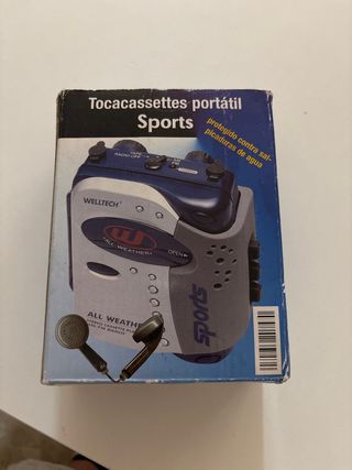 Tocacassettes Portátil Welltech Sports