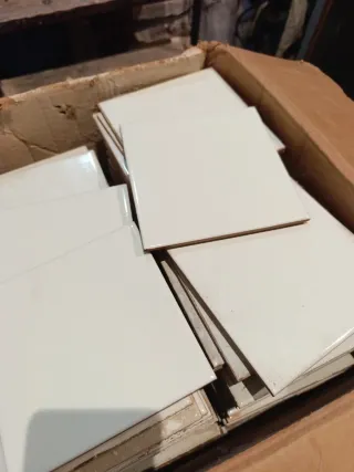 Baldosas cerámicas verde claro 15x15 vintage