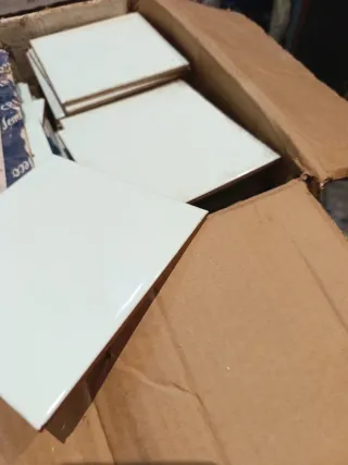 Baldosas cerámicas verde claro 15x15 vintage