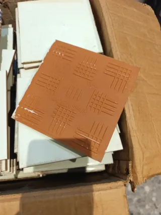 Baldosas cerámicas verde claro 15x15 vintage