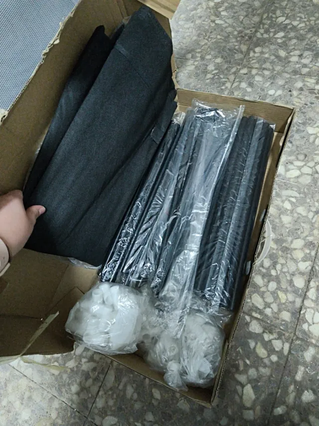 Armario desmontable negro